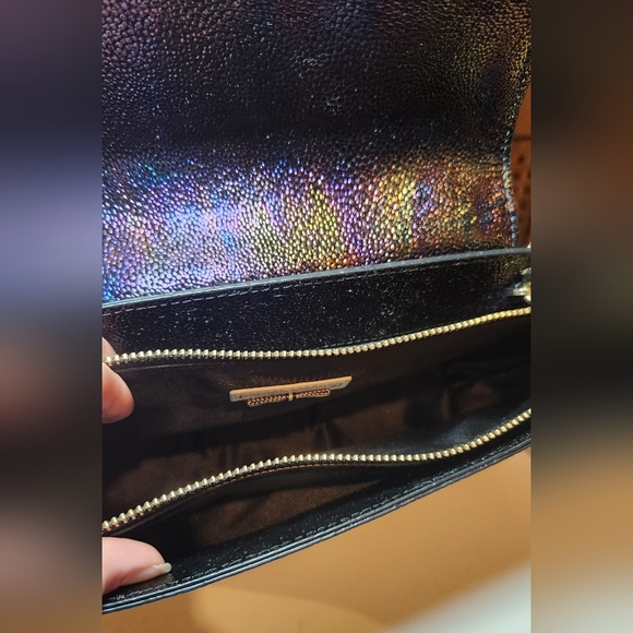 Henri bendel petrol oil slick shoulder bag clutch - Picture 6 of 7